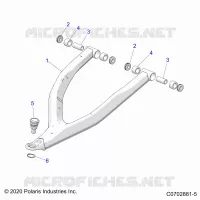 FRONT SUSPENSION CONTROL ARM UPPER
