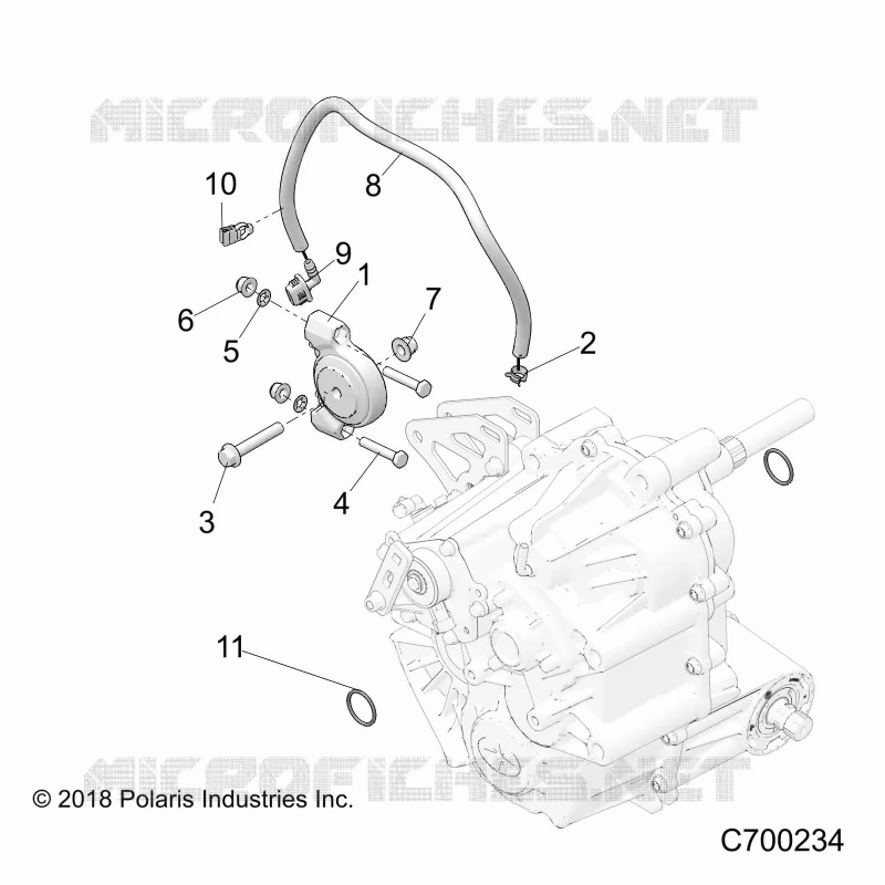 DRIVE TRAIN, MAIN GEARCASE MOUNTING