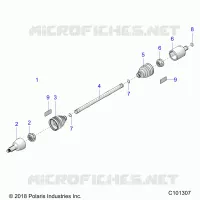 ANTRIEB, DRIVE SHAFT, FRONT