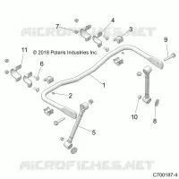 SUSPENSION, REAR, STABILISATORSTANGE