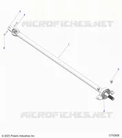 ANTRIEB, REAR PROP SHAFT