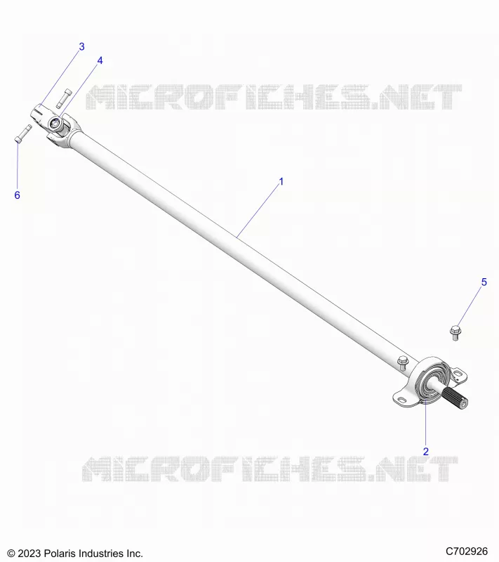 ANTRIEB, REAR PROP SHAFT
