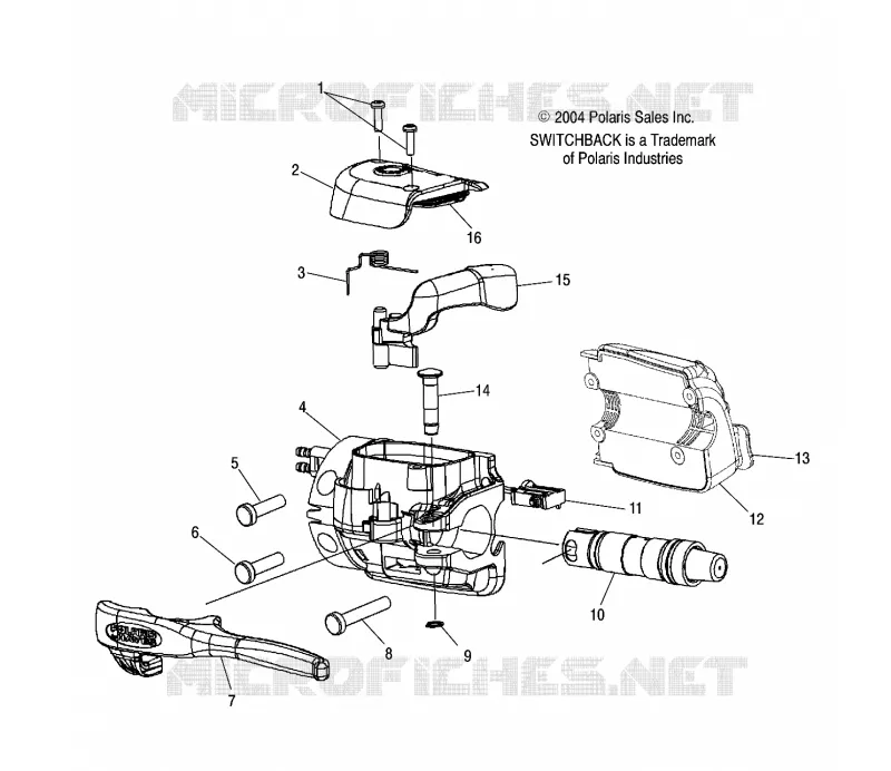MASTER CYLINDER/LH CONTROL