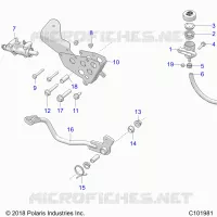 BRAKES, BRAKE PEDAL AND MASTER CYLINDER