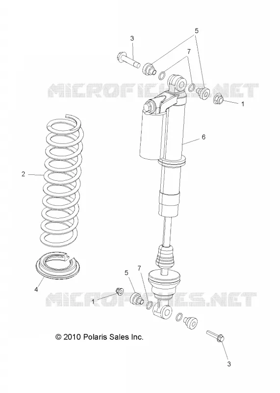 FRONT SUSPENSION SCHOCK MOUNTING