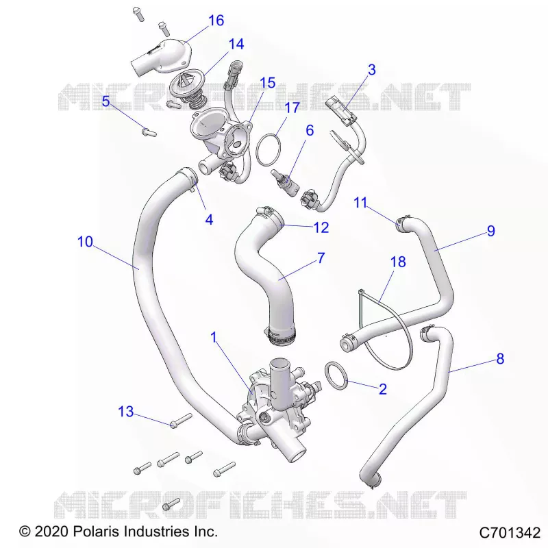 MOTOR, WATERPUMP AND BYPASS