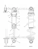 SUSPENSION, FRONT SHOCK TRACK (BLACK COIL OVER)