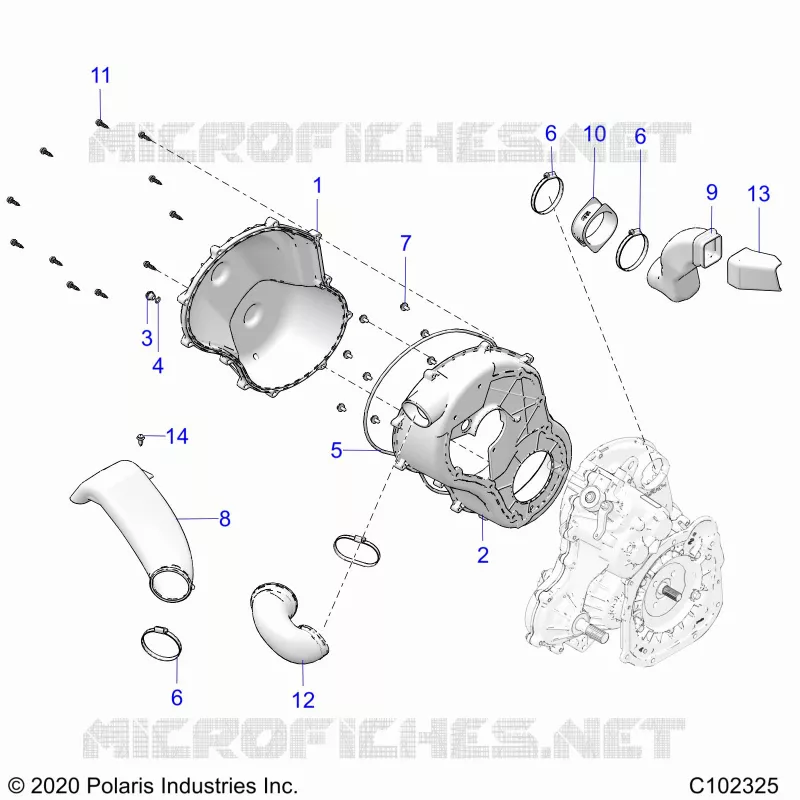 BODY, CLUTCH COVER