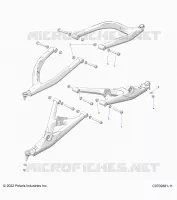 FRONT SUSPENSION CONTROL ARMS MOUNTING