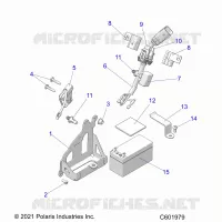 ELEKTRIC, BATTERY, MANUAL START POWER UP COMPONENTS
