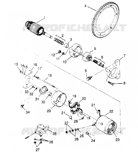 ANLASSER RXL TOURING 0950869 (4928982898D006)