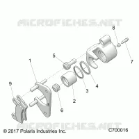 HINTERBREMSE CALIPER