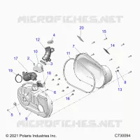 ANTRIEB, CLUTCH COVER AND DUCTING