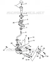 GEAR SELECTOR BIG BOSS 6X6 400L W97AE38A (4940814081D005)