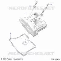 ENGINE, VENTILDECKEL