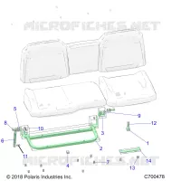SITZ ASM. REAR FRAME