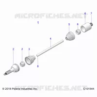 DRIVE TRAIN, HINTERE ANTRIEBSWELLE