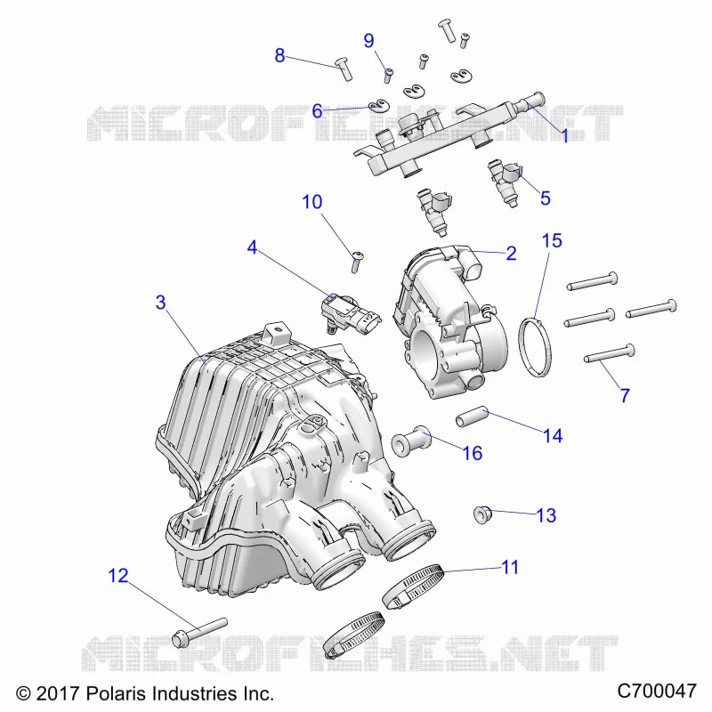 ENGINE, LUFTEINLASS MANIFOLD, THROTTLE BODY, FUEL RAIL