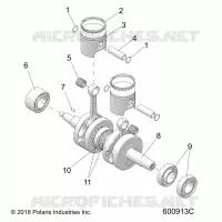 ENGINE, PISTON AND KURBELWELLE