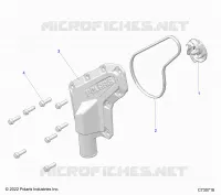 MOTOR, WATERPUMP IMPELLER AND COVER