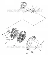 RÜCKZUG ANLASSER ASSEMBLY STARLITE/0933427 (4922972297042A)