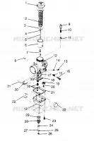 VERGASER 440 XCR 0961660 (4932113211C013)