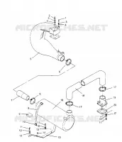 ABGASSYSTEM  SL 650 B954058 (4930483048B004)