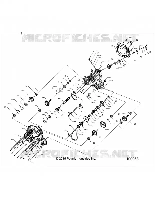 DRIVE TRAIN, MAIN GEARCASE