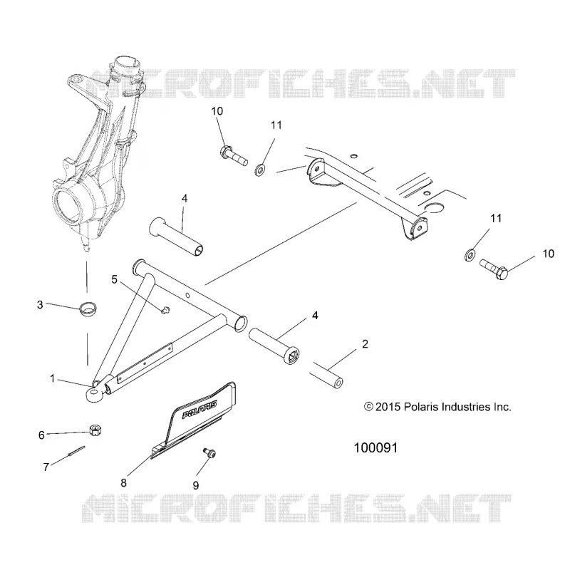 SUSPENSION, A-ARM AND STREBE MOUNTING