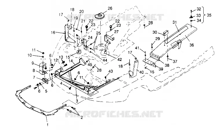 NOSEPAN ASSEMBLY XLT TOURING 0952857 AND  EUROPEAN XLT TOURING E952857 (4929172917A012)