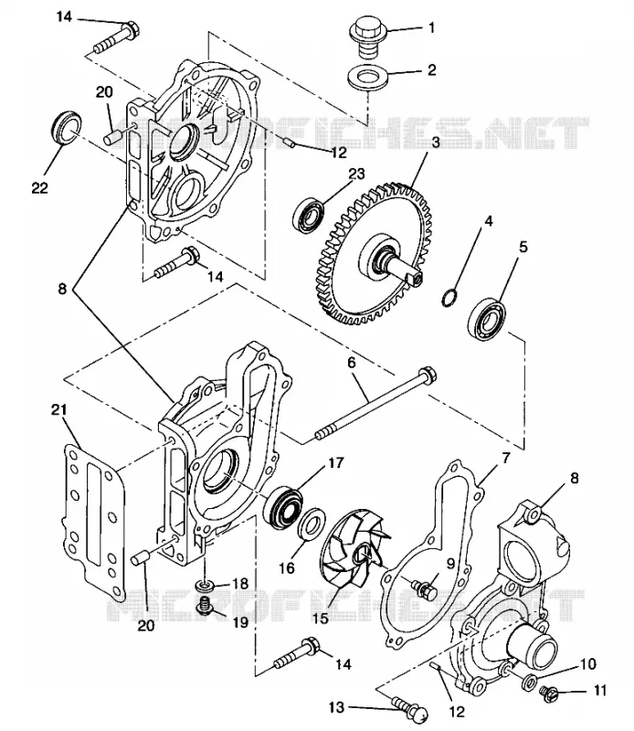 WASSERPUMPE ULTRA SP 0960678 and EUROPEAN ULTRA SP E960678 (4937083708C011)