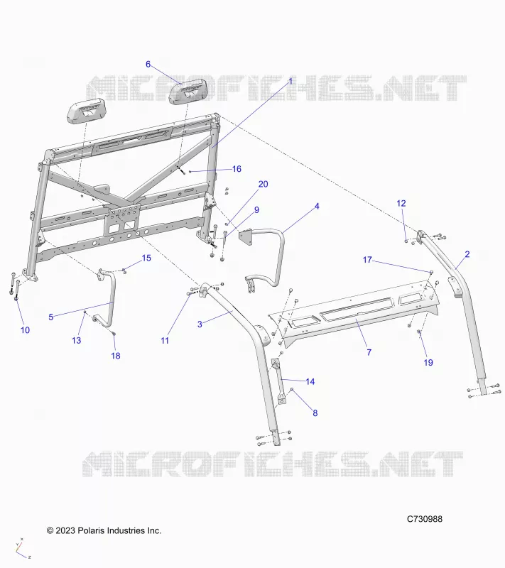 CHASSIS, CAB RAHMEN