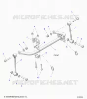 SUSPENSION, FRONT STABILISATORSTANGE