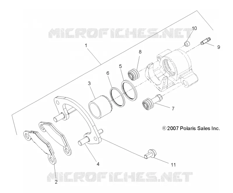 HINTERBREMSE CALIPER