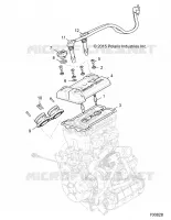 DROSSELKLAPPENGEHÃ„USE AND VALVE COVER
