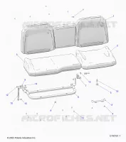 SITZ ASM. REAR