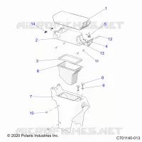 MITTELKONSOLE,STORAGE- Z22RGL2KAP/AL/BK/BP/BT (C701140-013)