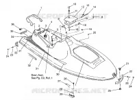 HULL   KAROSSERIE SLT 750 B954170 (4930563056A005)