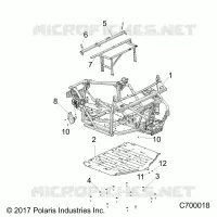 CHASSIS, MAIN FRAME AND SKID PLATES