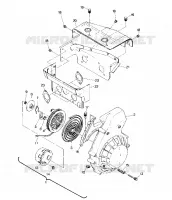 RÜCKZUG ANLASSER AND Gebläsegehäuse LTR (4914141414044A)