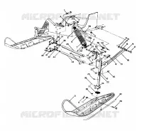 FRONT SUSPENSION AND SKI SUPERTRAK (4921292129015A)