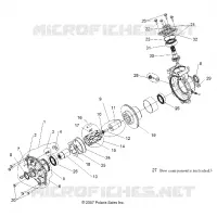 ANTRIEB, FRONT GETRIEBEGEHÄUSE INTERNALS