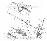 ANTRIEB ASSEMBLY Storm/0932770 and Storm SKS/0932570 (4923032303018A)