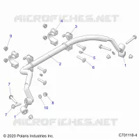 SUSPENSION, REAR STABILISATORSTANGE
