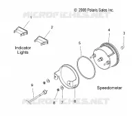 TACHOMETER and INDICATOR LIGHTS