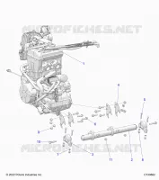 MOTOR, MOUNTING &amp; LONG BLOCK