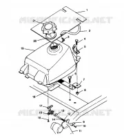 TANK ASSEMBLY Trail Blazer W957221 (4930363036A011)