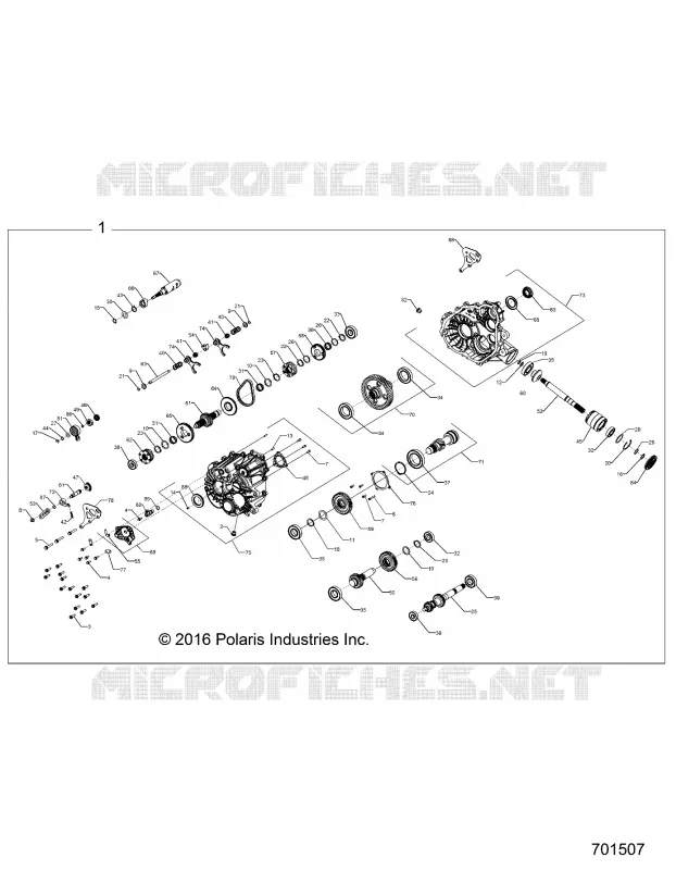 ANTRIEB, MAIN GEARCASE INTERNALS