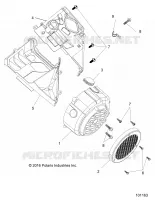 ENGINE, FAN COVER AND SHROUD COMP