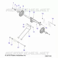 SUSPENSION, HINTER DREHMOMENTARM